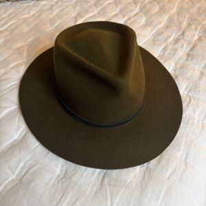 Yellow 108 Dylan Fedora, Size XL, Dark Olive